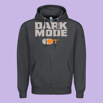 Tennessee Football Dark Mode Zipper Hoodie Designed By Artisfamous
