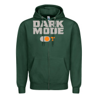 Sports Green tennessee football dark mode Zipper Hoodie - artisFamous