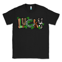 Black Lucky horseshoe St. Patrick's Day Classic Tee - CowGirlArtShop