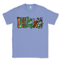 Colony Blue Lucky horseshoe St. Patrick's Day Classic Tee - CowGirlArtShop