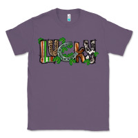 Lavender Lucky horseshoe St. Patrick's Day Classic Tee - CowGirlArtShop