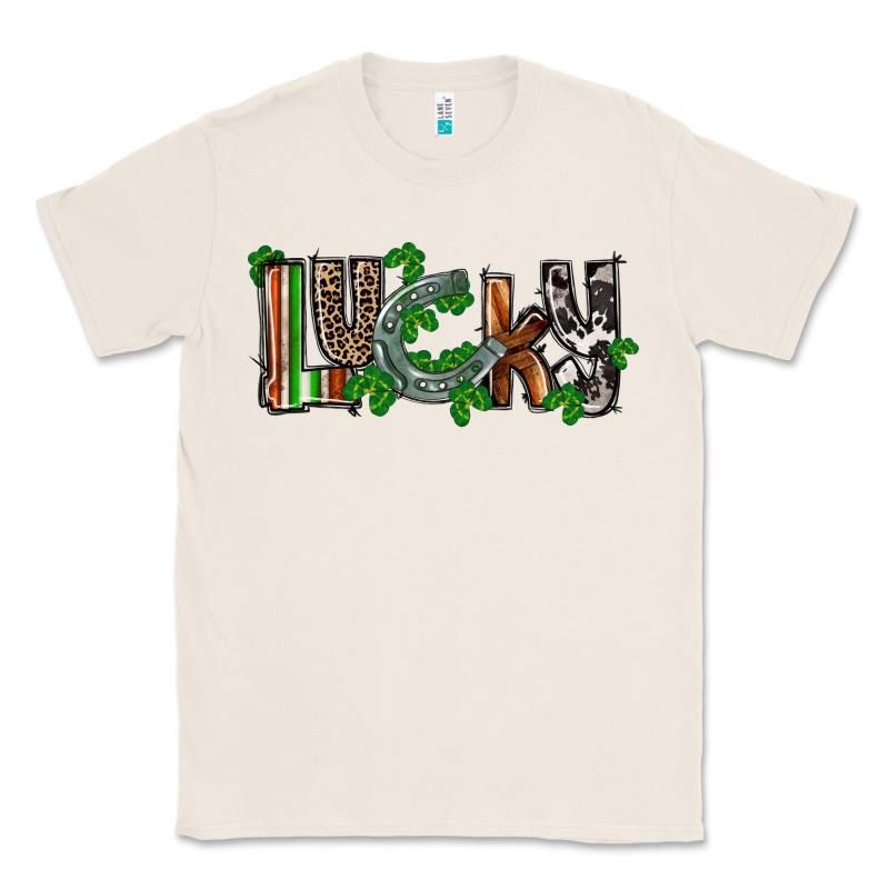 Lucky Horseshoe St. Patrick's Day Classic Tee by CowGirlArtShop | Teevron