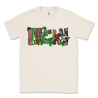 Natural Lucky horseshoe St. Patrick's Day Classic Tee - CowGirlArtShop