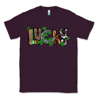 Plum Lucky horseshoe St. Patrick's Day Classic Tee - CowGirlArtShop