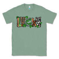 Sage Lucky horseshoe St. Patrick's Day Classic Tee - CowGirlArtShop