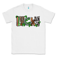 White Lucky horseshoe St. Patrick's Day Classic Tee - CowGirlArtShop