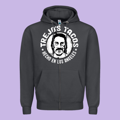 Tacos Restaurant Zipper Hoodie Designed By Artisfamous