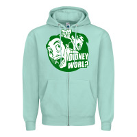 Seafoam didney worl Zipper Hoodie - artisFamous