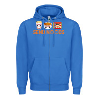 True Royal send noods Zipper Hoodie - artisFamous