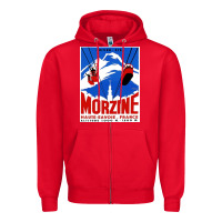 Red Savoie France Blue Zipper Hoodie - artisFamous