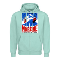 Seafoam Savoie France Blue Zipper Hoodie - artisFamous