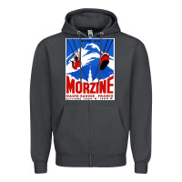 Smoke Savoie France Blue Zipper Hoodie - artisFamous
