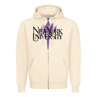 Sandshell New York University Zipper Hoodie - artisFamous