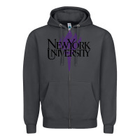 Smoke New York University Zipper Hoodie - artisFamous