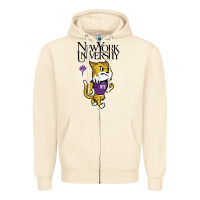 Sandshell New York University Zipper Hoodie - artisFamous