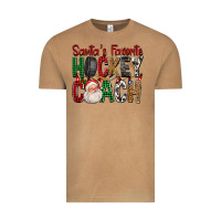 Vintage Camel Santa's Favorite Hockey Coach For Christmas Vintage Tee - FaDigitalArtStudio