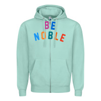 Seafoam be noble tee Zipper Hoodie - artisFamous