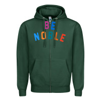 Sports Green be noble tee Zipper Hoodie - artisFamous