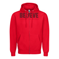 Red taylor heinicke believe Zipper Hoodie - artisFamous