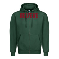 Sports Green taylor heinicke believe Zipper Hoodie - artisFamous