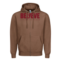 Chestnut taylor heinicke believe Zipper Hoodie - artisFamous