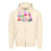 Sandshell Peppa Pig Zipper Hoodie - artisFamous