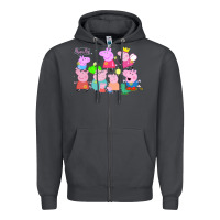 Smoke Peppa Pig Zipper Hoodie - artisFamous