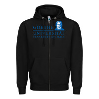 Black Goethe University Frankfurt Am Main Zipper Hoodie - artisFamous