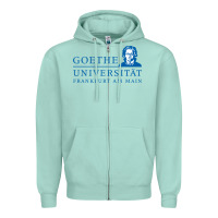 Seafoam Goethe University Frankfurt Am Main Zipper Hoodie - artisFamous
