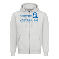 Dove Grey Goethe University Frankfurt Am Main Zipper Hoodie - artisFamous