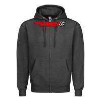 Charcoal Heather martinsville speedway Zipper Hoodie - artisFamous