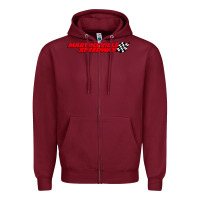 Burgundy martinsville speedway Zipper Hoodie - artisFamous