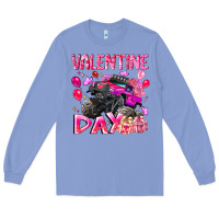Colony Blue Valentine Day Long Sleeve Tee - CowhideDigitalArt