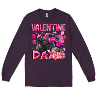 Plum Valentine Day Long Sleeve Tee - CowhideDigitalArt