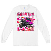 White Valentine Day Long Sleeve Tee - CowhideDigitalArt