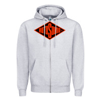 Heather Grey Rotosound Zipper Hoodie - artisFamous
