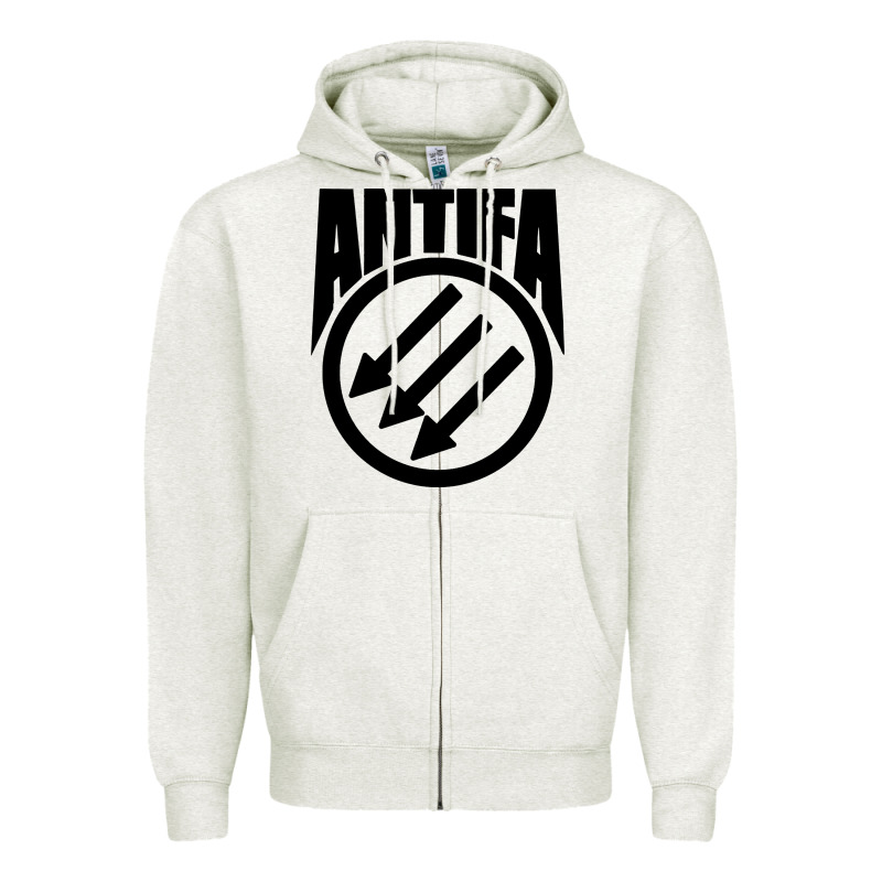 Anti Blue Check Action Zipper Hoodie by artisFamous | Teevron