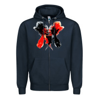 Navy kings of leon only by the night Zipper Hoodie - artisFamous
