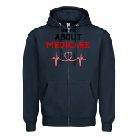 Navy ask me about medicare Zipper Hoodie - artisFamous