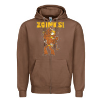 Chestnut zoinks Zipper Hoodie - artisFamous