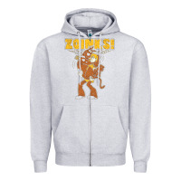 Heather Grey zoinks Zipper Hoodie - artisFamous