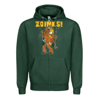 Sports Green zoinks Zipper Hoodie - artisFamous