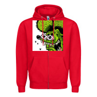 Red rat fink Zipper Hoodie - artisFamous