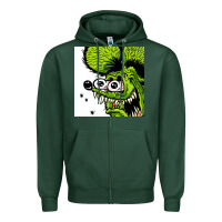 Sports Green rat fink Zipper Hoodie - artisFamous
