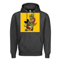 Charcoal Heather rat fink 02 Zipper Hoodie - artisFamous
