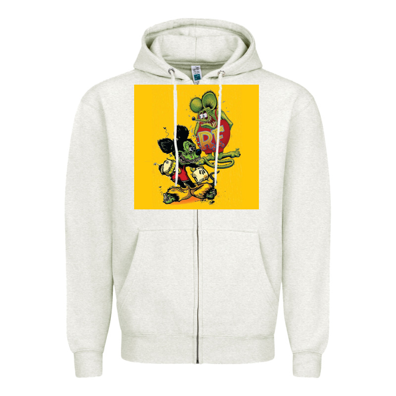 Rat Fink 02 Zipper Hoodie by artisFamous | Teevron