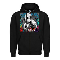 Black the nightmare before christmas 2 Zipper Hoodie - artisFamous