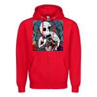 Red the nightmare before christmas 2 Zipper Hoodie - artisFamous