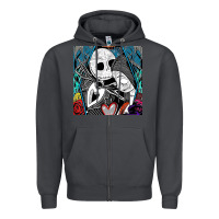 Smoke the nightmare before christmas 2 Zipper Hoodie - artisFamous