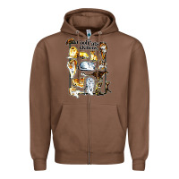 Chestnut cool cats and kittens Zipper Hoodie - artisFamous